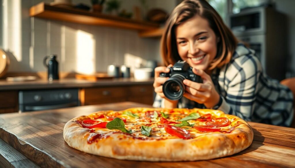 pizza food photography